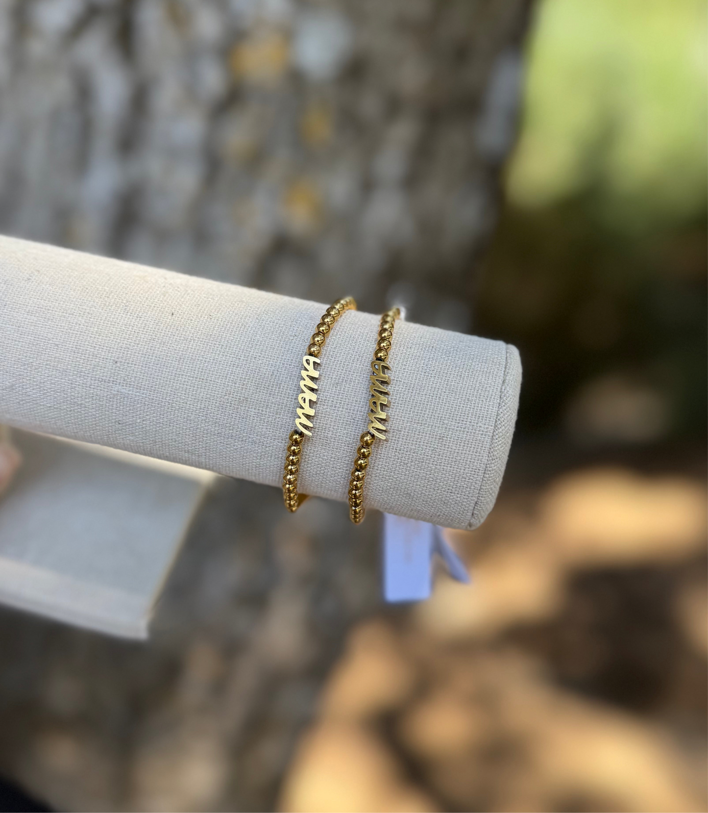 Mama beaded bracelet