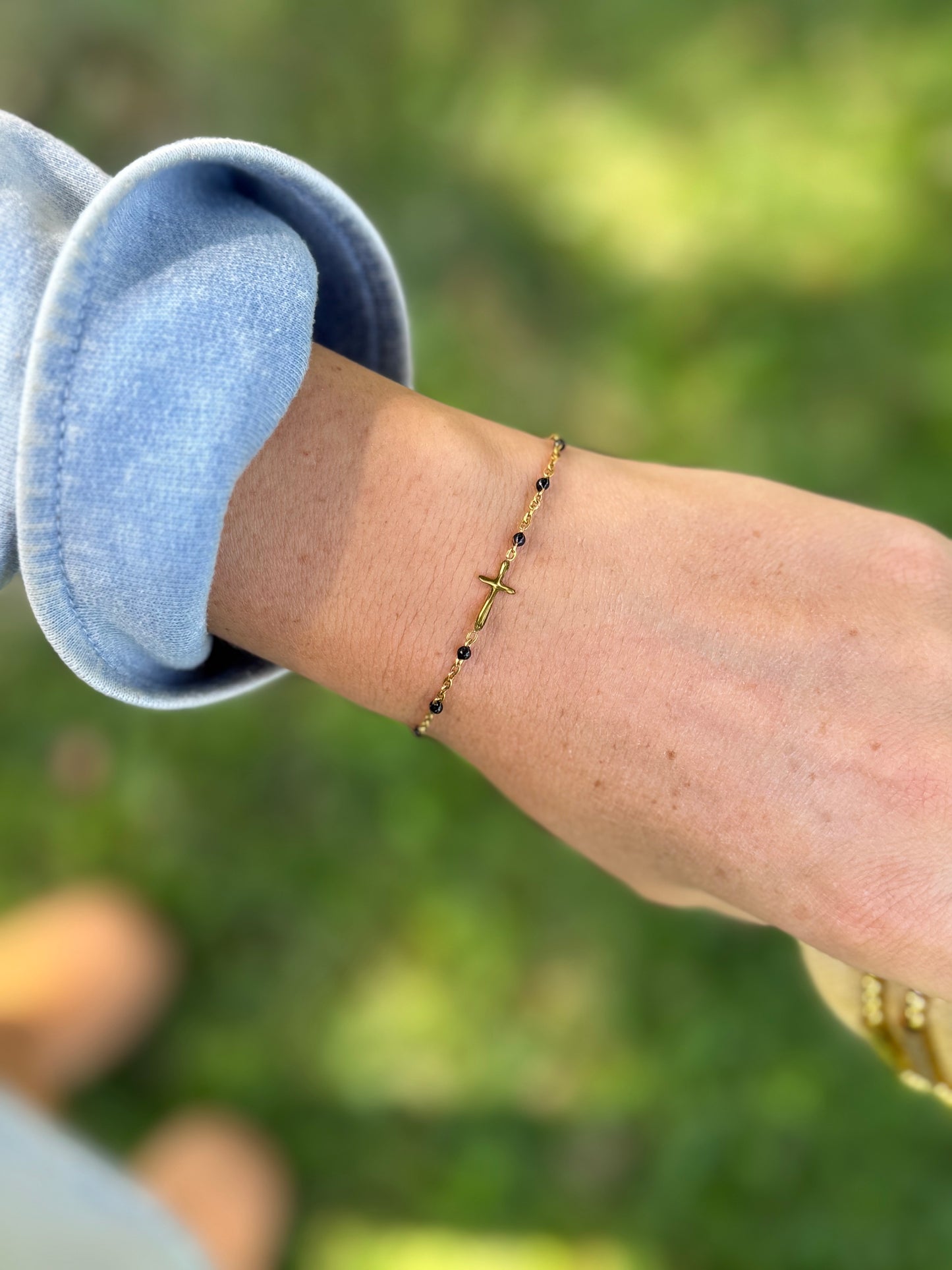A little reminder - cross bracelet
