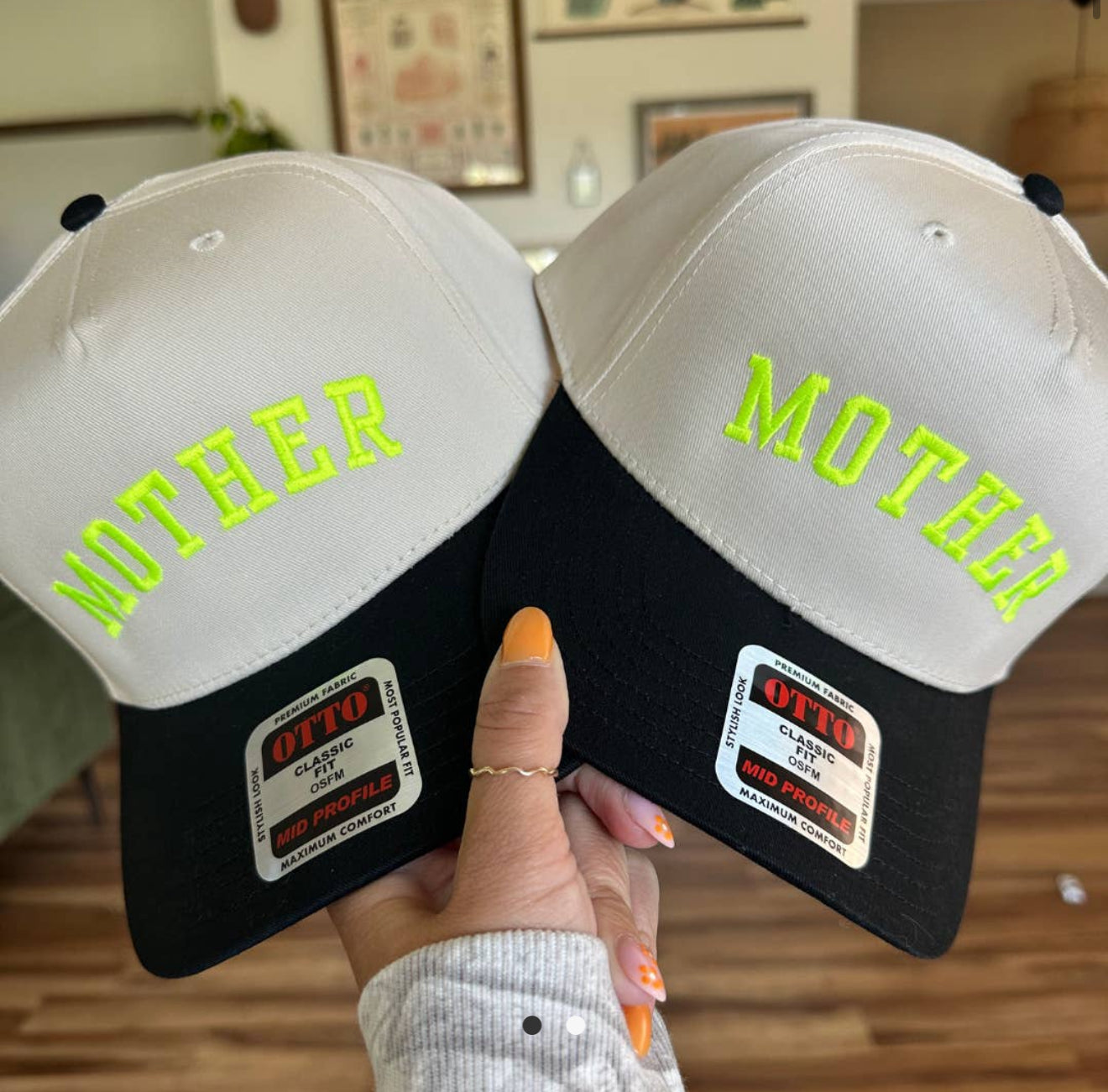 Neon mother hat