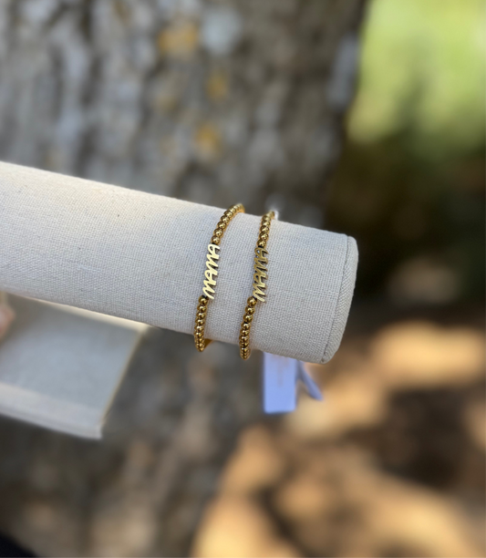 Mama beaded bracelet
