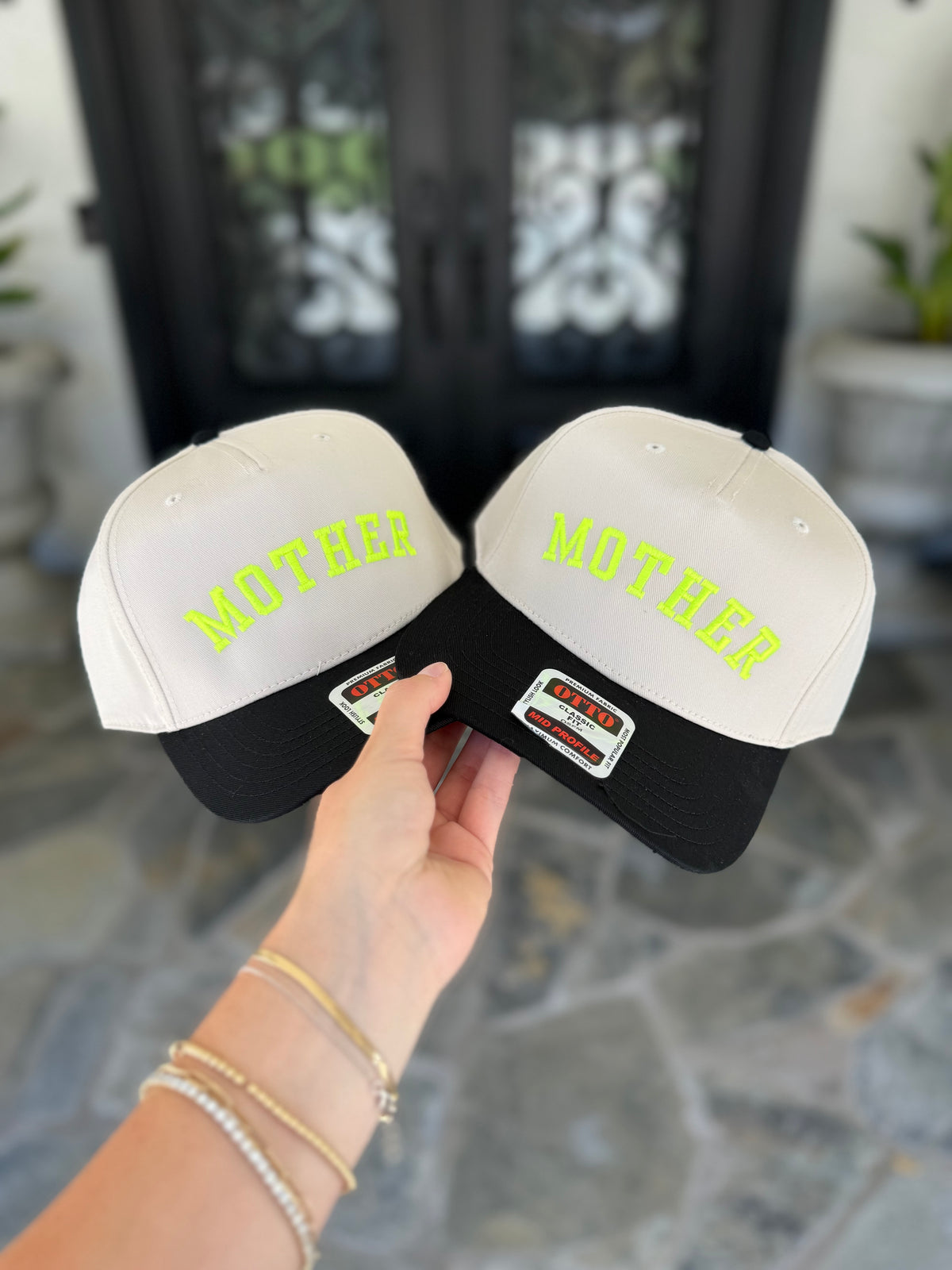 Neon mother hat