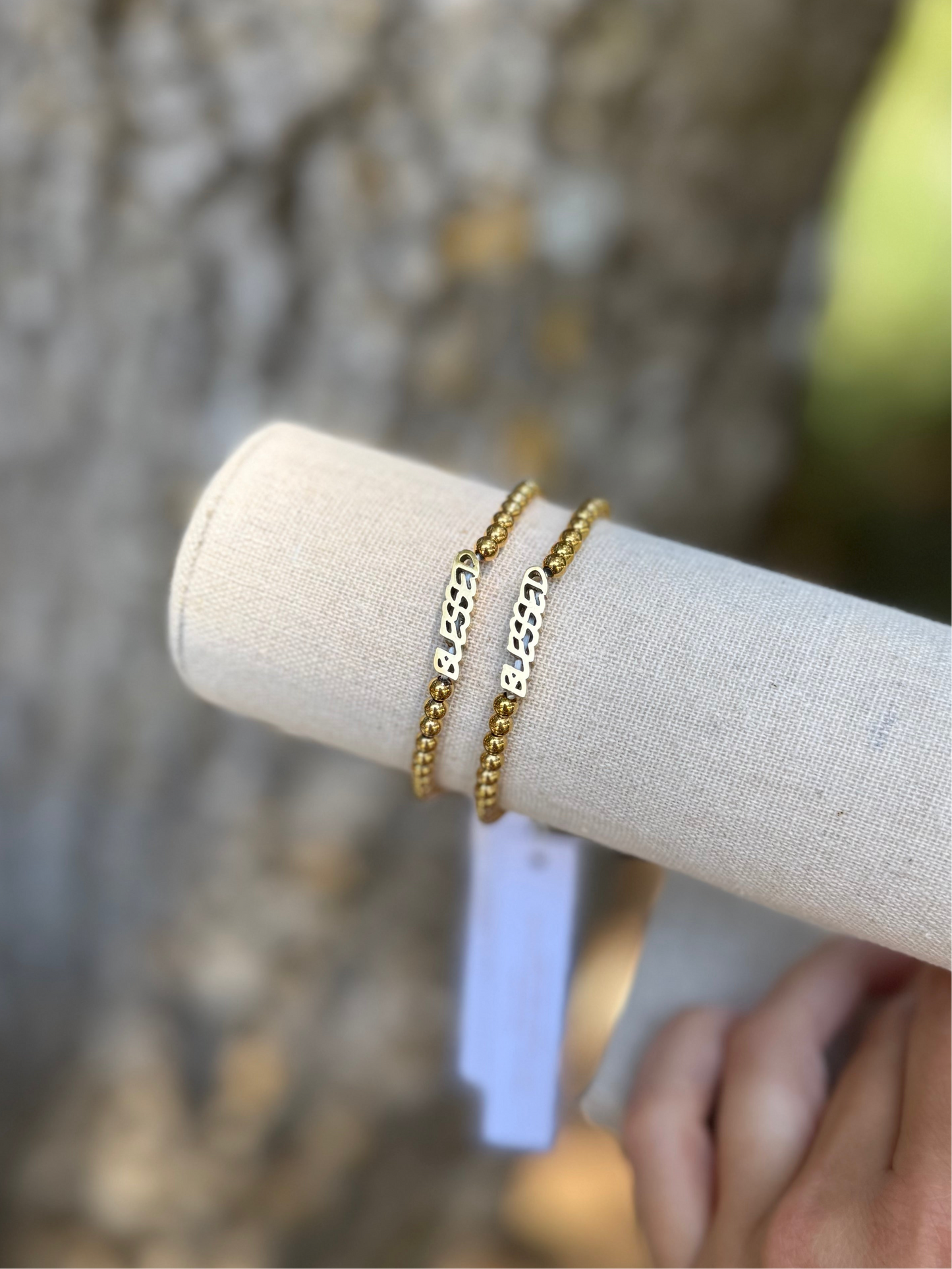 Blessed beaded bracelet