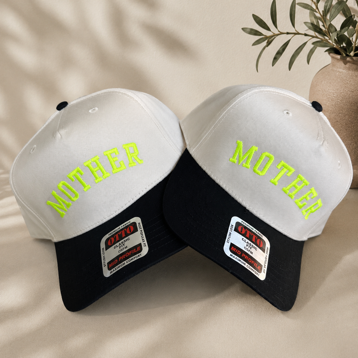 Neon mother hat