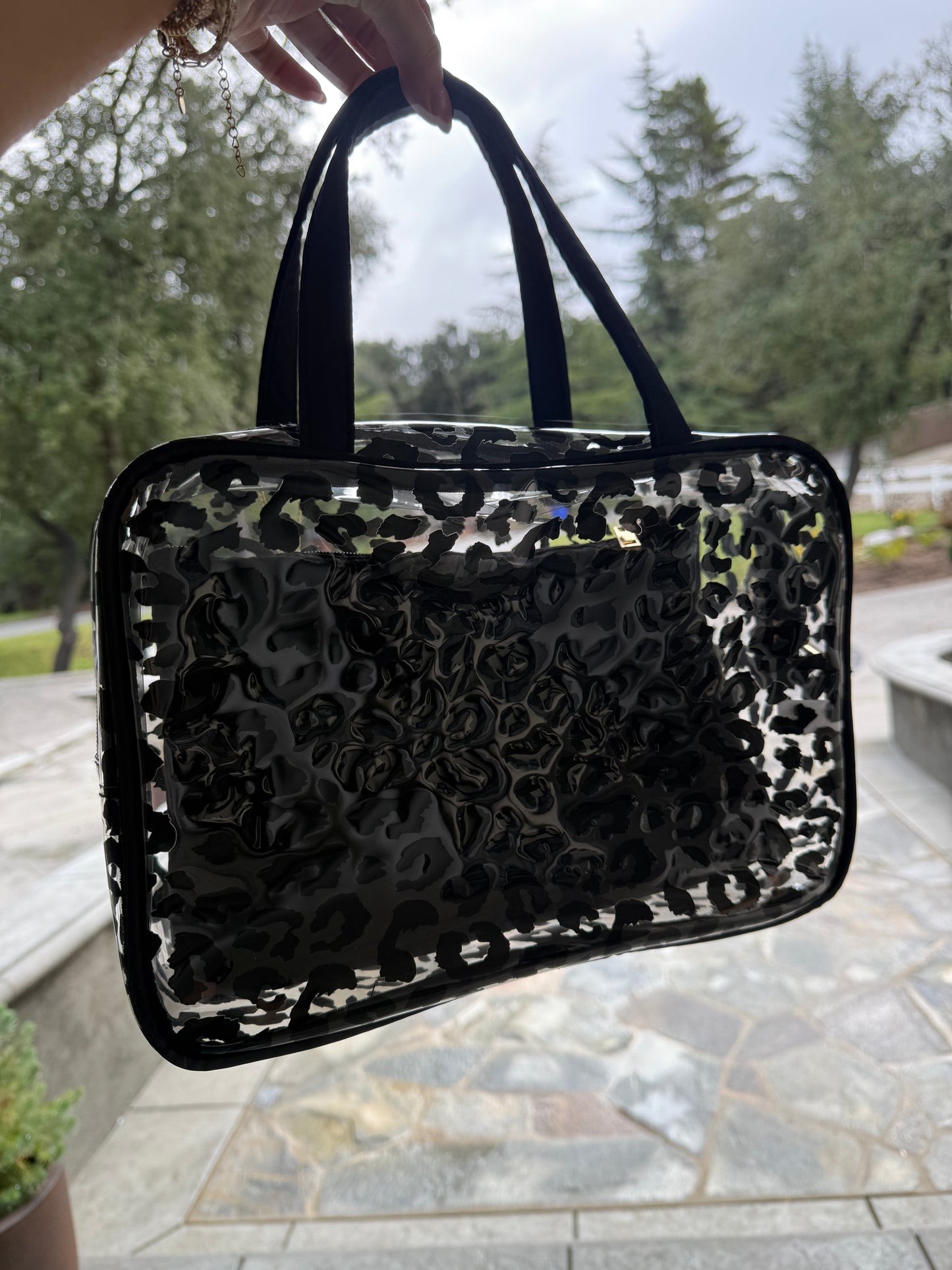 Leopard “everything” bag