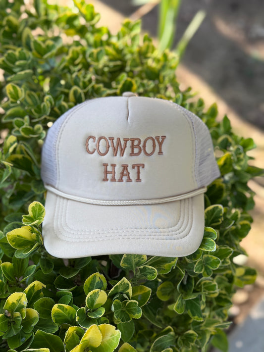 Cowboy hat trucker